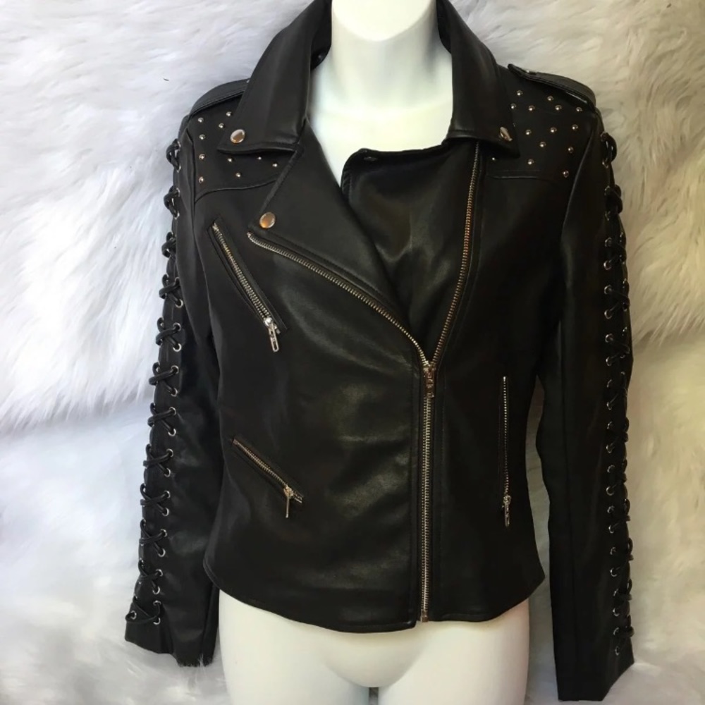 Members Only Vegan Leather Jacket